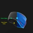 thumbnail image 2 of Bandeau de Sport d'Hiver Bandeau Extensible Bandeau Chaud pour Jogging Course Randonnée, 2 of 8