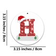 thumbnail image 4 of Christmas Tree Decorations, Personalized Alphabet Hanging Ornaments for DIY Gift and Holiday Decor, 4 of 9