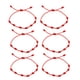 thumbnail image 1 of EeaseMX Pulsera trenzada de 6 piezas con nudo rojo, cadena ajustable para la muñeca., 1 of 7