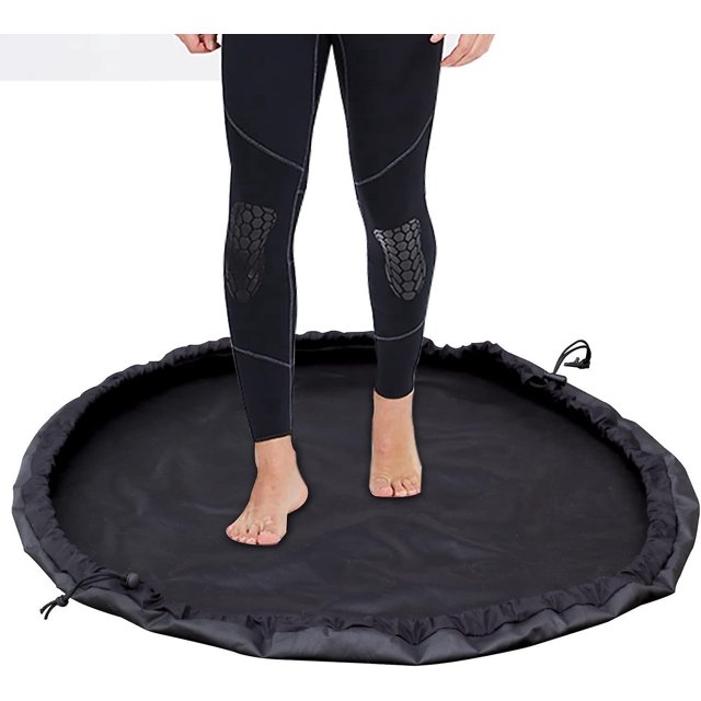 Tapis Langer Impermable Pour Combinaison De Plonge, Accessoires Pour Sports Nautiques, Surf, Plonge, Rangement De Vtements Et Cabines (50 Cm)