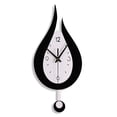 thumbnail image 1 of Wall Clock Modern Creative Water Drop Pendulum Clock With Pendulum, Silent Pendulum Clock Digital Wall Clock, 1 of 4