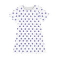 thumbnail image 4 of Girls Shift Dress Cute Star Print Ruffle Short Sleeve Casual Girl Dresses for Party Daily Wear, 4 of 7