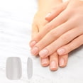 thumbnail image 2 of Unique Bargains 1 Pc Women's Full Coverage Fake Nails Plating XS White, 2 of 7