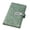 Green, variant on PU Leather Password Lock Receipt Holder Financial File Folder With Combination Lock For Certificate Deposit Document