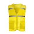 thumbnail image 3 of BOOMNY Toddler Boys Sleeveless Hi Vis T Shirts Reflective High Visibility T-Shirts Loose Mesh Vest, Sizes 11-12 Years, 3 of 6