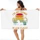thumbnail image 2 of Toalla de playa con texto "Tengo amigos en lugares bajos", toallas de baño de microfibra, manta de playa suave para desfiles, natación, yoga, mujeres y hombres, 2 of 5