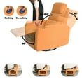 thumbnail image 4 of Power Swivel Recliner Chair With Dual USB Ports Cup Holder Electric Glider Reclining Sofa For Living Room, 4 of 8