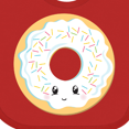 thumbnail image 4 of Inktastic White Donut Boys or Girls Baby Bib, 4 of 4