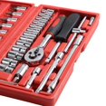 thumbnail image 3 of 46 In 1 Multi-Purpose Stainless Steel Tool Kit Set | Screwdriver & Socket Set | Precision Socket Set For Maintenance & Repair Tool | Repair Tool, Combination, Wrenches, Sockets, Ratchet, 3 of 4