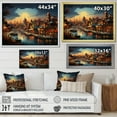 thumbnail image 4 of Designart "Beige Blue Indian Art Indian Splendor" Indian Canvas Wall Art, 4 of 5