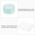 thumbnail image 4 of Uxcell Prewound Bobbin Thread with Storage Case for Embroidery and Sewing Machine, Light Cyan 25 Pack, 4 of 6