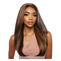 Mane Concept Brown Sugar Human Hair Mix Swiss Whole Lace Wig - BS401 (1)