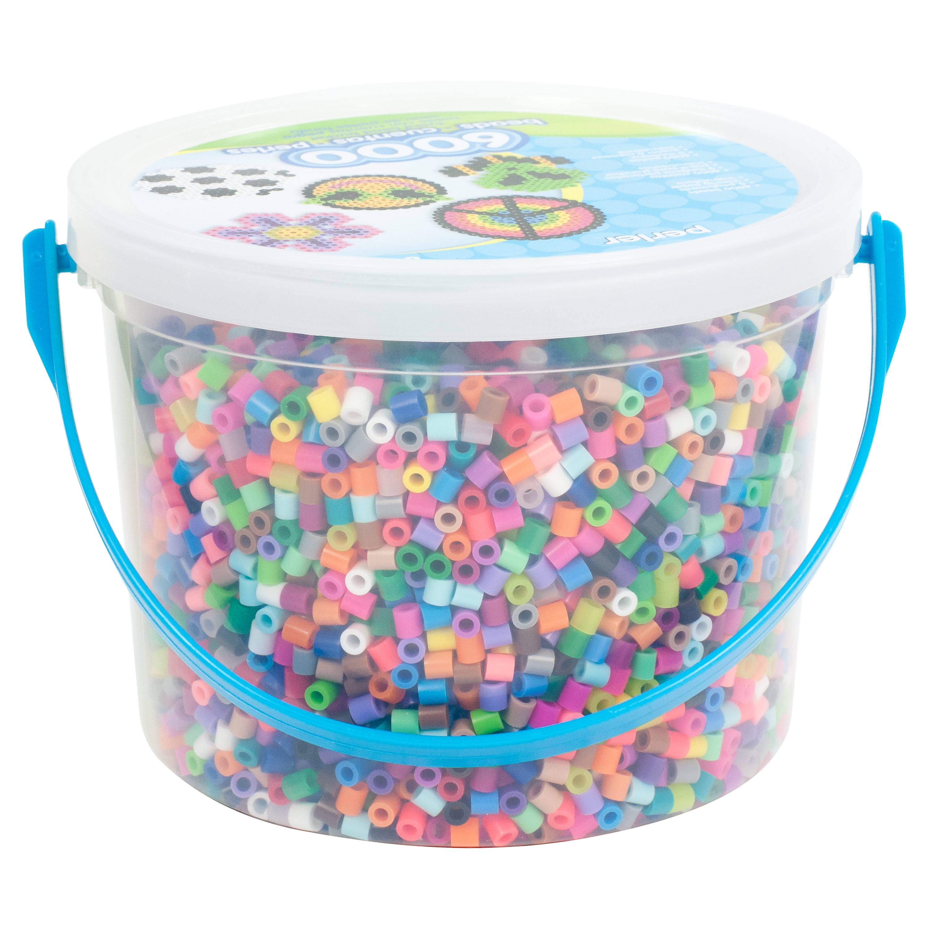 Perler Multi Mix Assorted Fuse Bead Bucket 6006 pcs Perler Beads 42766