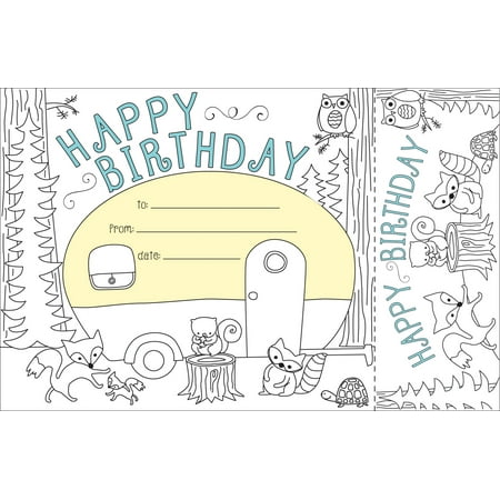 UPC: 0704068004276 | Barker Creek Color Me! Happy Birthday Awards & Bookmarks Set (BC427)