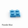 thumbnail image 1 of 120pcs DIY Building Blocks Thin Figures Bricks 2x2 Dots Educational Creative Size Compatible With 3022 Plastic Toys for Children Powder Blue 120pcs, 1 of 6