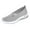 Gray, variant on AnuYalue Women's Woven Breathable Soft Sole Shoes - 2025 Non-Slip Walking Slip on Foam Shoes, Lightweight Comfort Platform Mesh Slip in Sneakers Arch Support