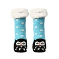 thumbnail image 2 of Christmas Gifts Savings! TMOYZQ Christmas Fuzzy Socks for Women, Crew Socks Slipper Socks Winter Thick Warm Fleece Socks Plush Wool Boot Socks for Christmas Presents, Holiday Party Supplies, 2 of 2