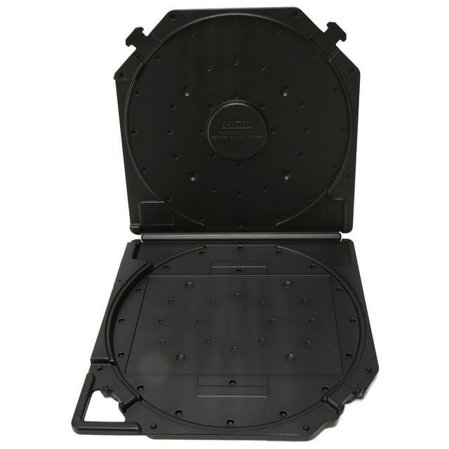 Opening Tape Storage Box, Scratch Full Protection 10 Inch Empty Tape Reel Storage Box For Sound Tapes Black,Gray