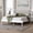 White, variant on Baxton Studio Callison Farmhouse Platform Bed, Twin, White