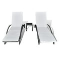 thumbnail image 3 of vidaXL Patio Lounge Chairs Outdoor Sunloungers Backyard Sunbeds Poly Rattan, 3 of 5