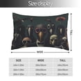 thumbnail image 2 of Fotbe Stylish Avian Gathering Funda de Almohada Decorativa Estilo Occidental, Lujo en Algodón, Fundas para Almohadas King, Cojín Estampado para Decoración del Hogar-14"x20", 2 of 6