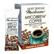 MycoBrew Coffee Powder Mix - Organic Superfood Mushroom Mycelium - Awaken & Activate (10 Single Serving Packets)