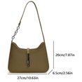 thumbnail image 2 of Bolso de hombro de las mujeres PU Simple Purse de hombro grande Capacidad de moda, 2 of 9