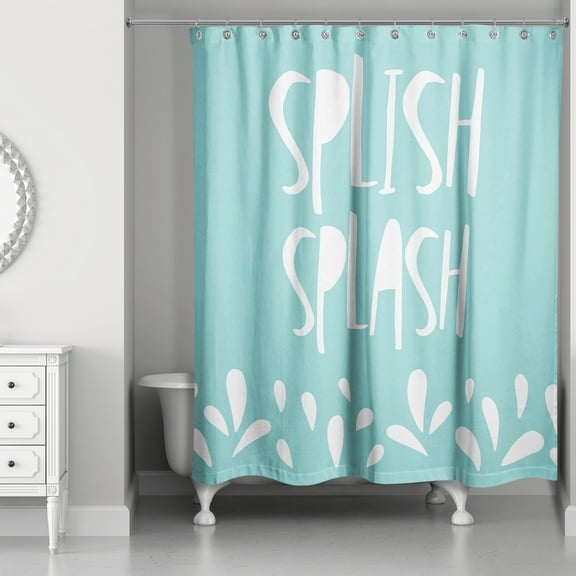 Creative Products Splish Splash 71x74 Shower Curtain