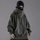 thumbnail image 2 of Gibobby Sudaderas de hombre Sudadera DE Bloques con Capucha Colores Stretch Hombre Hoodie(Gris,M), 2 of 3