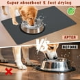 thumbnail image 3 of Waterproof Pet Feeding Mat Heavier and Thicker Placemats for Cat Dog Water Bowl Food Mats for Prevent Food and Water Spillage and Protect the Floor Mat, 3 of 4