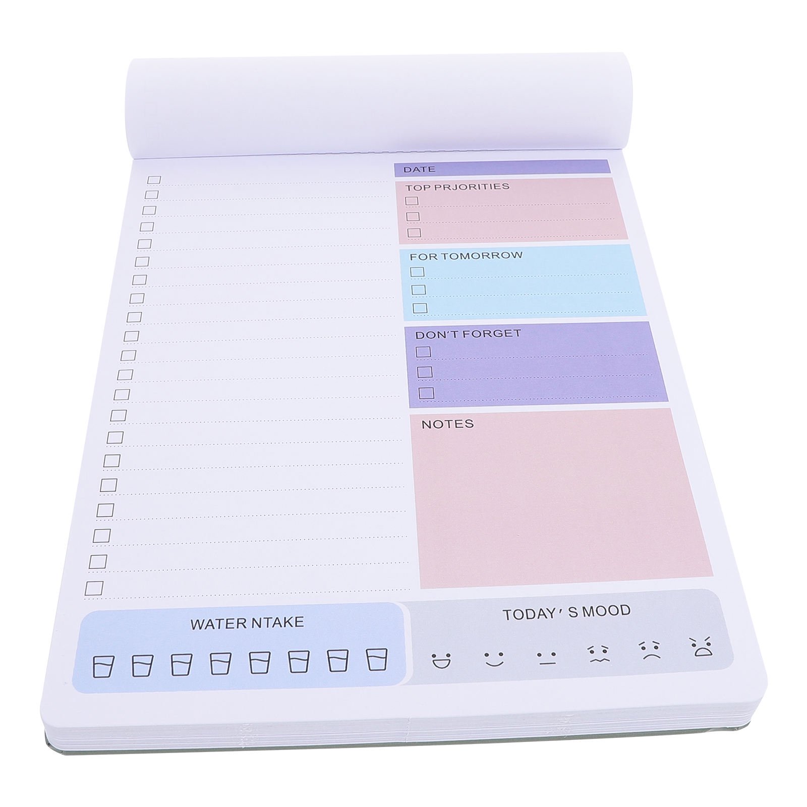 HONMEET Notepad Planner Paper 1 Pack - Daily Organizer for Office and School Use