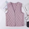 thumbnail image 2 of Gaexia Vest for Women Lightweight,Thickened Down Vest for Women Warm and Cozy Padded Outerwear Layer With Lightweight Comfortable Design, 2 of 3