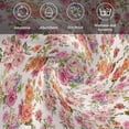 thumbnail image 5 of Vintage Botanical Cloth Napkins, Farmhouse Orange Pink Spring Floral Washable and Reusable Dinner Napkins Set of 4, Table Napkin for Kitchen Party Birthday Wedding Hotel Housewarming 20"x20", 5 of 8