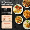 thumbnail image 3 of COSORI Air Fryer 6.5QT, 12-in-1 Large Airfryer Oven for Quick&Easy Meals, 80+Recipes, Features AdaptIQ Technology for Crispy Results, Clear Window, Nonstick Basket and Dishwasher Safe, Black Pro, 3 of 7