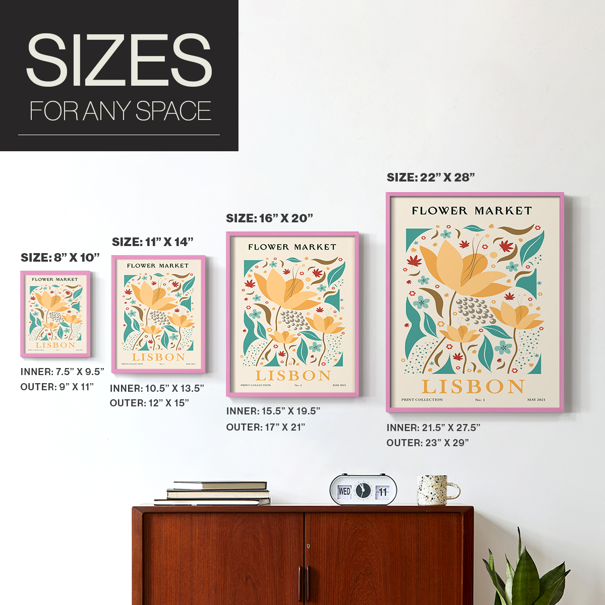 Matisse XL Framed Print - Solid Wood