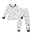 thumbnail image 1 of Ensemble de Pyjama Comfort Blend pour Filles, Deux Pièces, Haut à Manches Courtes et Pantalon Long, 1 of 7