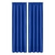 thumbnail image 1 of Cortinas de ahorro de energía, Dormitorio y cocina, Estilo escandinavo, Color sólido, Seda, 2PC Oscurecimiento, Aislamiento térmico, 96X213cm, Azul, 1 of 5