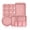 Pink 2, variant on CHEF LANG Two Tone 5pcs Bakeware Set Baking Pan Set Non-Stick Kitchen Oven Round/Square Cake Pan, Muffin Pan, Baking Pan, Cookie Sheet Set Baking Supplies Christmas