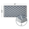 thumbnail image 4 of Martha Stewart Miles Modern Diamond Anti-Fatigue Air-Infused Kitchen Mat, Blue, 19.6"x39", 4 of 9
