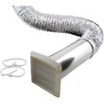 thumbnail image 2 of Lambro 1379W 4-In. x 8-Ft. UL 2158A Transition Duct Louvered Vent Kit, 2 of 2