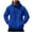 Blue, variant on Fnooota Mens Zip up Hoodies, Sports Casual Fall Drawstring Sweatshirts with Pockets Khaki Size S-3XL