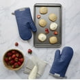 thumbnail image 2 of KitchenAid Asteroid Oven Mitt 2-Pack Set, Blue Willow, 7"x12.5", 2 of 4