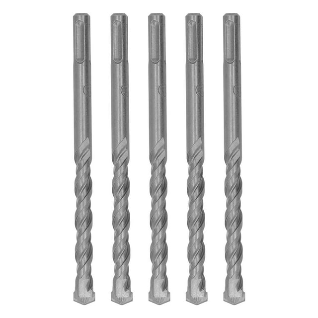 brocas para martillo rotatorio de 160 mm de longitud, 2 flautas, autocentrantes, con punta de carburo, para ladrillo, piedra y hormigón, 12 mm/0,47 pulgadas.