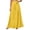 Dark Yellow, variant on PUMISAS Long Plaid Skirts For Women Soft High Elastic Waist Skirts Casual Loose High Waisted Irregular Hem Wrap Skirts