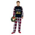 thumbnail image 3 of Ihaphap Christmas Begins With Christ Family Christmas Matching Pajamas Set, L-Women, 3 of 4