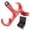 Red, variant on Thumb Release for Compound Bow - 3 Finger Trigger 360° Rotating Jaws, Aluminum Alloy,Adjustable