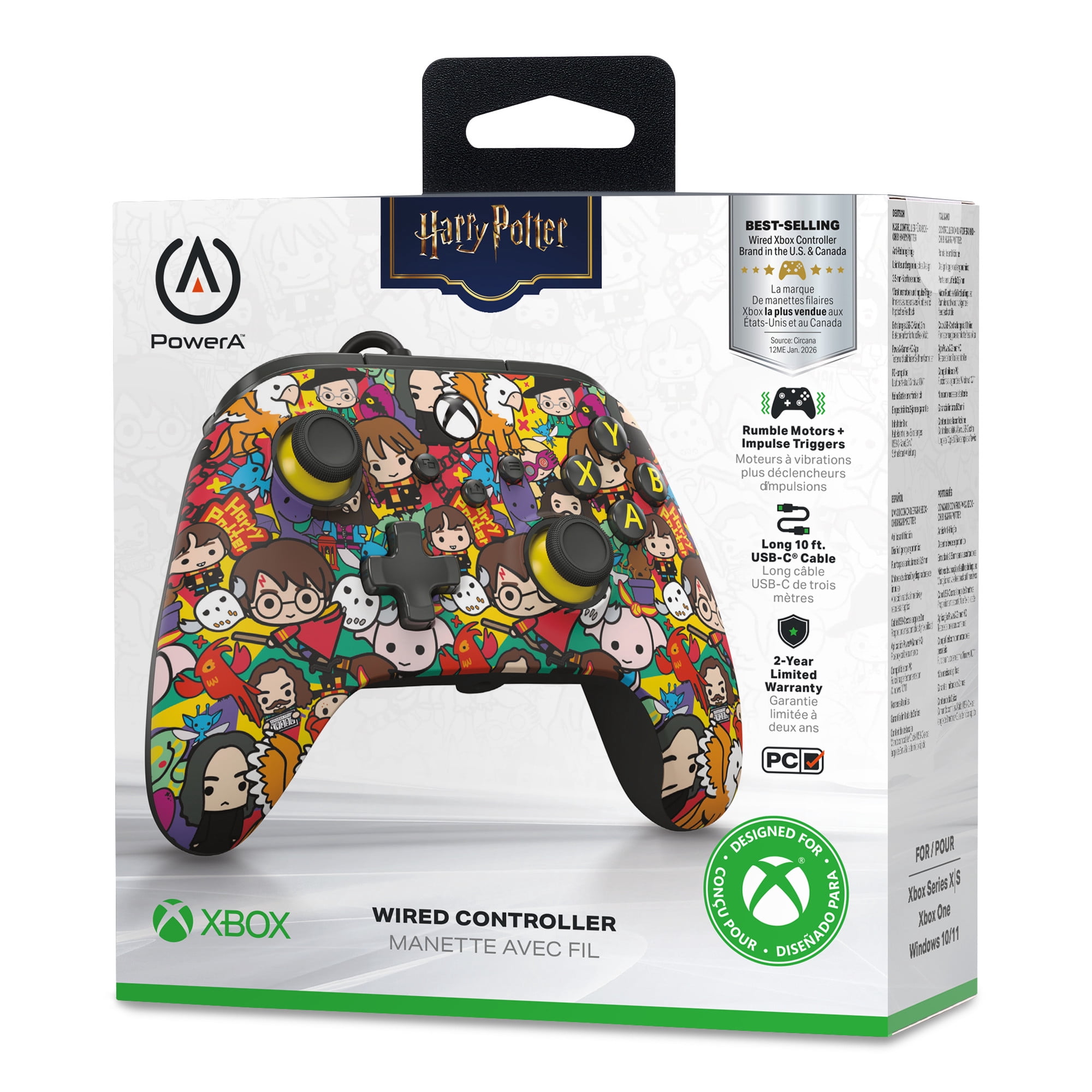 PowerA Wired Controller for XBOX Series X|S - Chibi Harry Potter