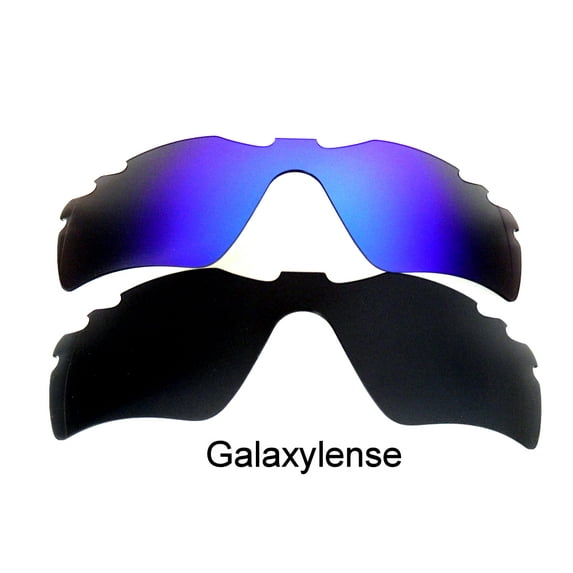 Galaxy Replacement Lenses for Oakley Radar_Path_Vented Black & Blue Color 100% UVAB