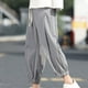thumbnail image 4 of Pantalones largos de verano para hombre, leggings casuales de algodón y lino para exteriores, pantalones para hombre, 4 of 5