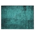thumbnail image 2 of Addison Rugs Chantille Indoor/Outdoor Transitional Organic Teal Washable Rectangle Rug, 1'8" x 2'6", 2 of 6